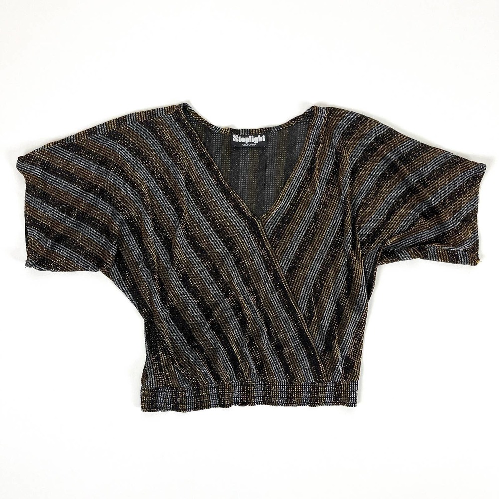 Vintage 70s Style Sparkly Disco Tope